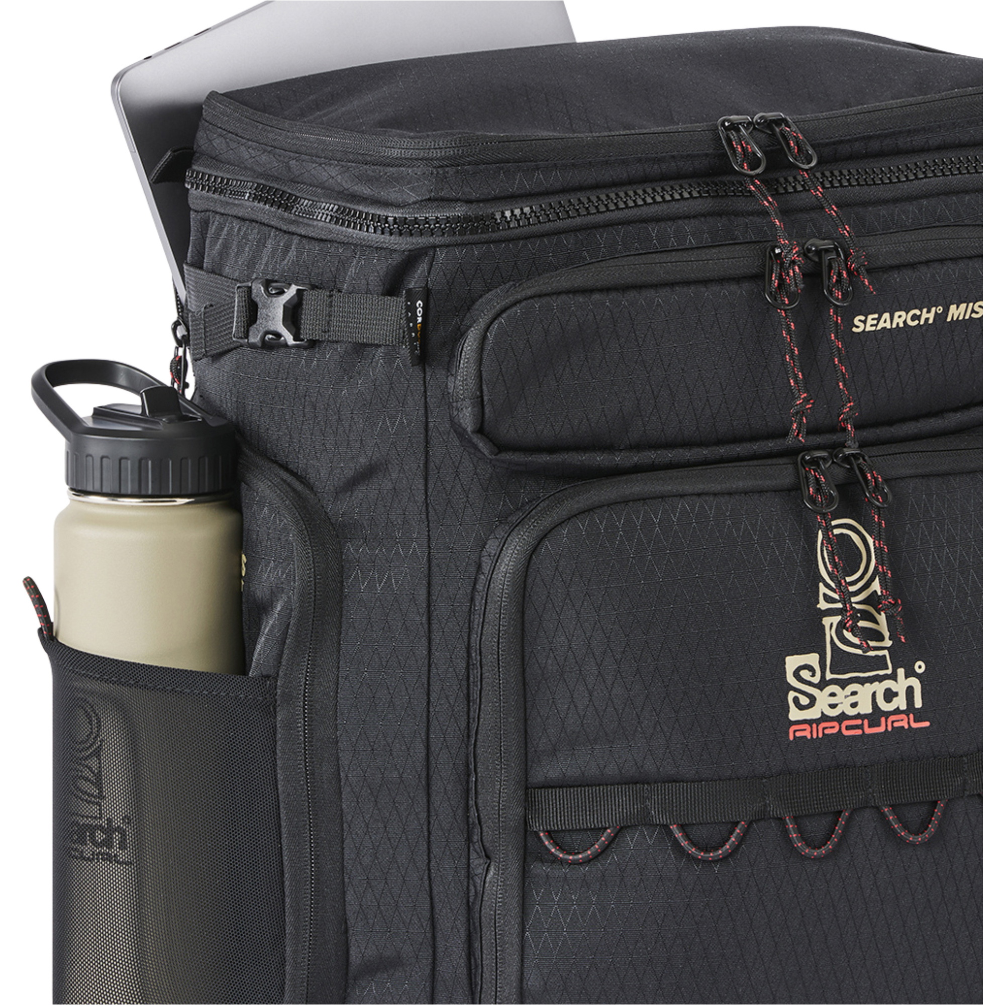 2026 Rip Curl Mens Search Mission 35L Cordura Bag 17YMBA - Black